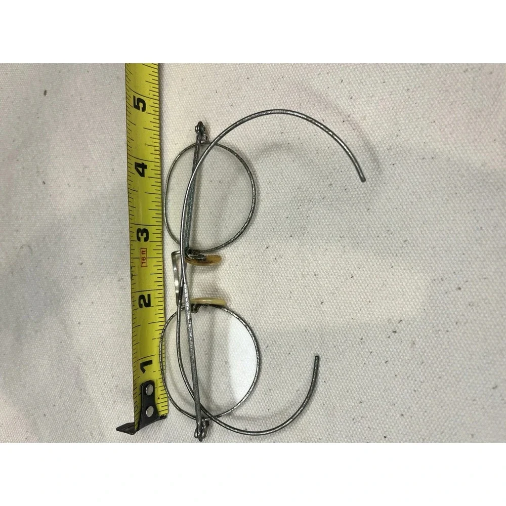Silver Frames Ornate Full Rim Vintage Antique Optical Eyeglasses